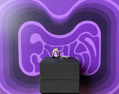 Bague "Tamuj" Argent et Améthyste