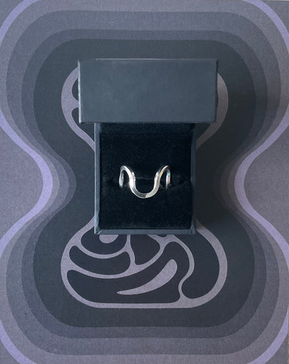 Bague "Onda" Argent