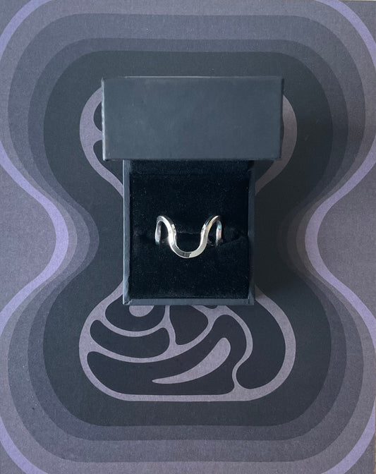 Bague "Onda" Argent