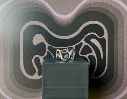Bague "Onda" Argent