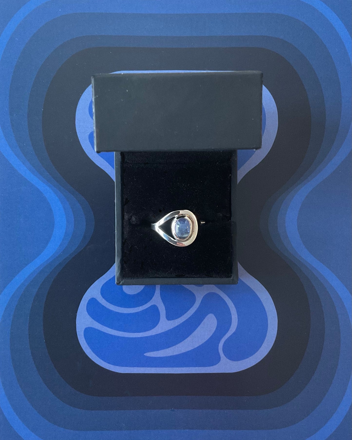 Bague "Yotto" Argent et Tanzanite